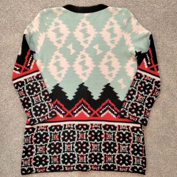 NWT Sz XS Anthro Aldomartin's Fair Isle Long Cardigan - Picture 13 of 13